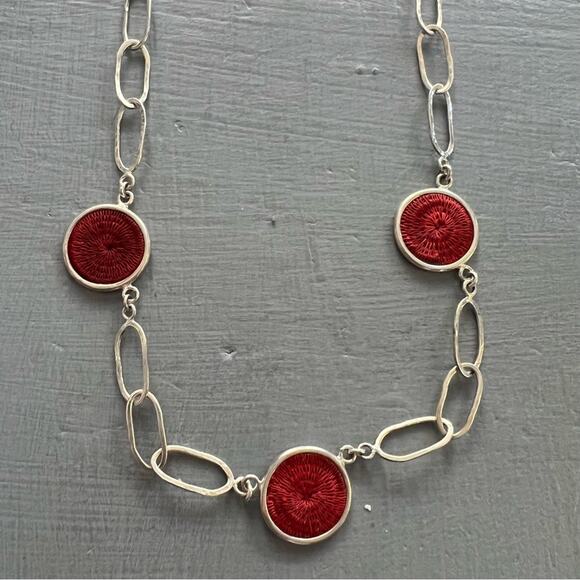 925 Sterling Silver Chainlink Necklace - Picture 3 of 7